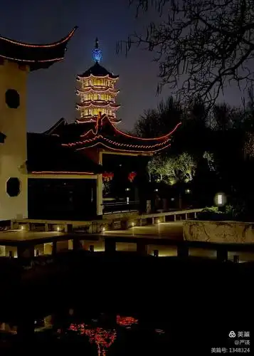 红梅公园夜景〈手机拍摄〉