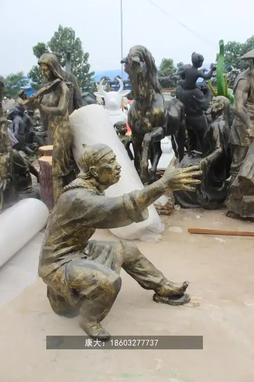 喝酒吃饭人物雕塑玻璃钢雕塑厂家-新乐市康大雕塑有限公司