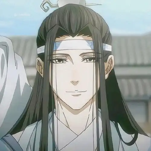 国漫点评团##魔道祖师动画#一组帅气的蓝忘机头像无水印