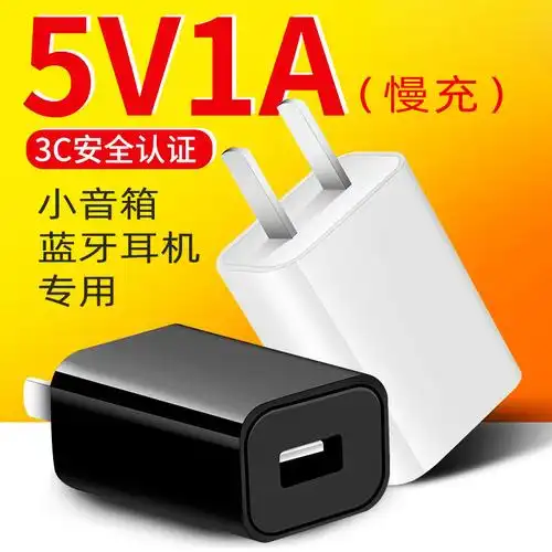 5v1a充电头 5伏1安慢充充电适配器专用于音箱/蓝牙耳机/灭蚊灯