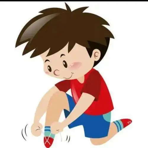 穿鞋比赛——表白寺镇中心幼儿园小三班