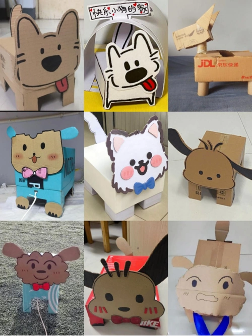 信息工程系开展环保再造欢乐无限纸箱宠物制作活动