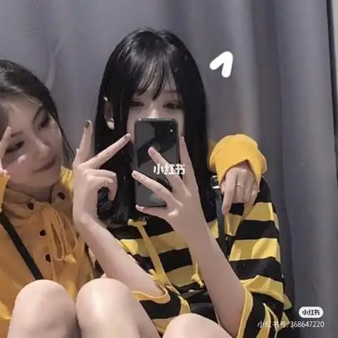 有趣的闺蜜头像小红书