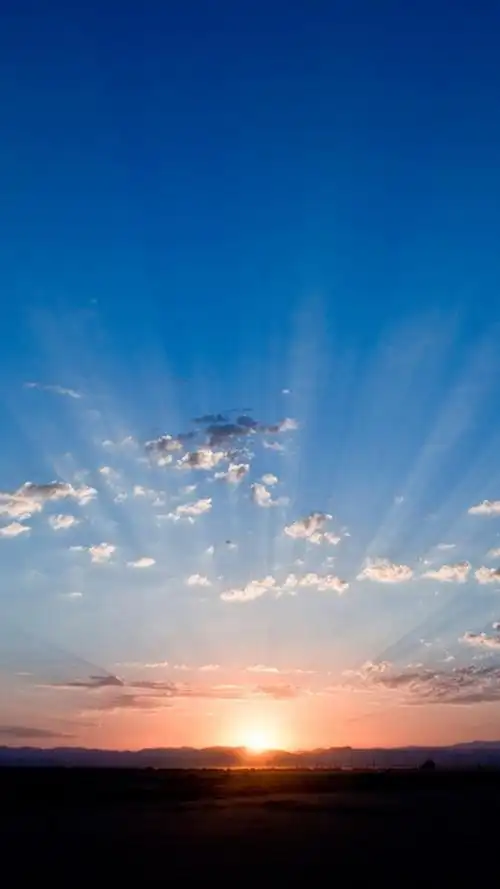 清晨的阳光h5背景素材