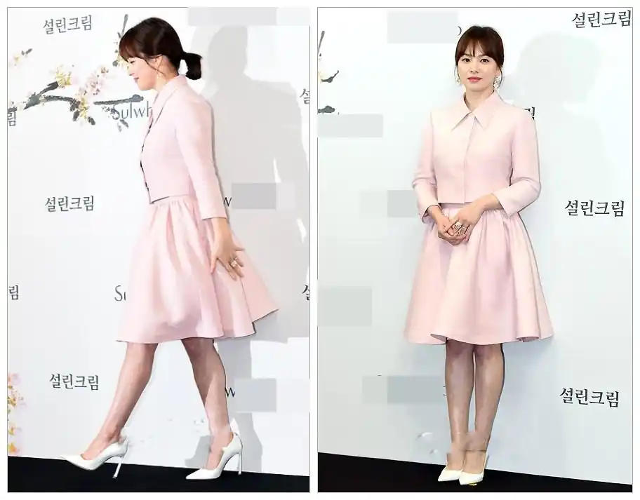 其实宋慧乔的身高不是很高,所以更需要这样的穿搭