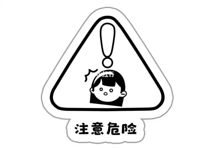 卡通安全标识简笔画 简笔画图片大全-蒲城教育文学网