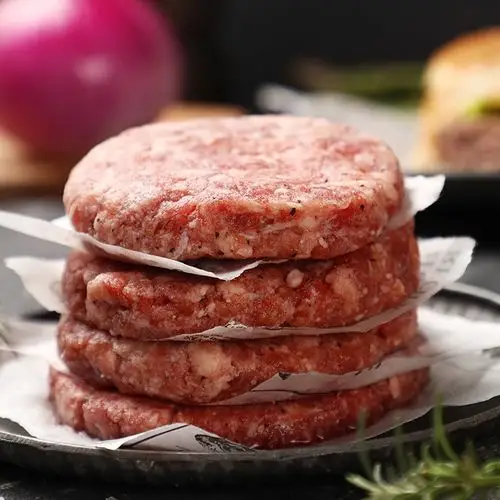 绝世 谷饲安格斯牛肉饼汉堡肉120g*8片