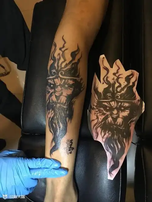 猴子_纹身图案手稿图片_雕绣堂文身,石头的纹身作品集