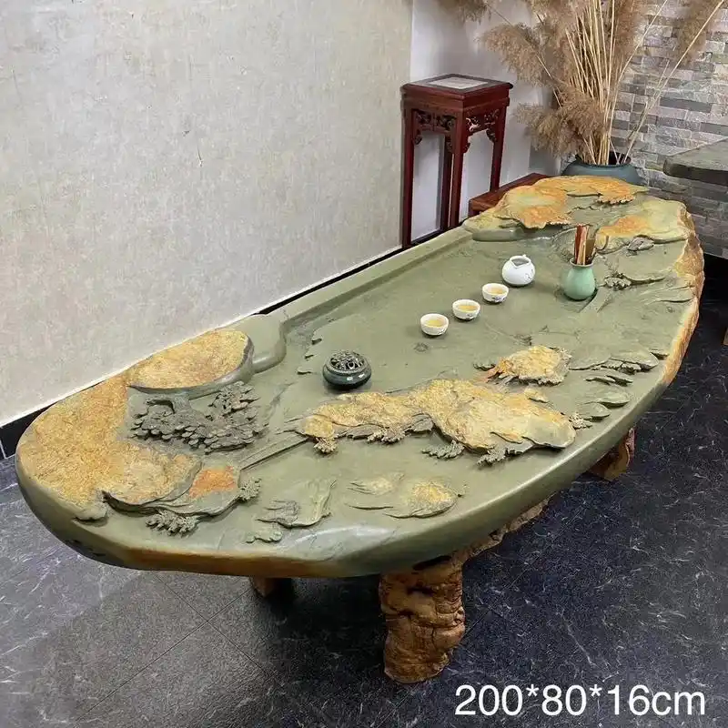 高档大气上档次 #工艺品    #茶桌茶台 高 - 抖音