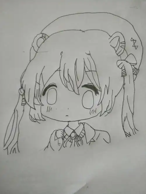 可爱的小女孩有教程