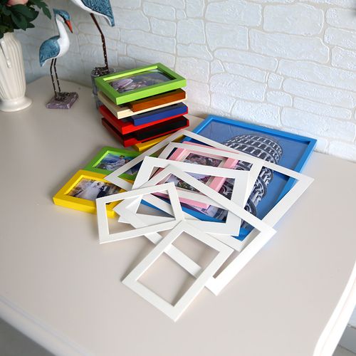 森淼  相框照片墙内衬白色卡纸开孔a4装裱8开空白纸板可定制尺寸 小24