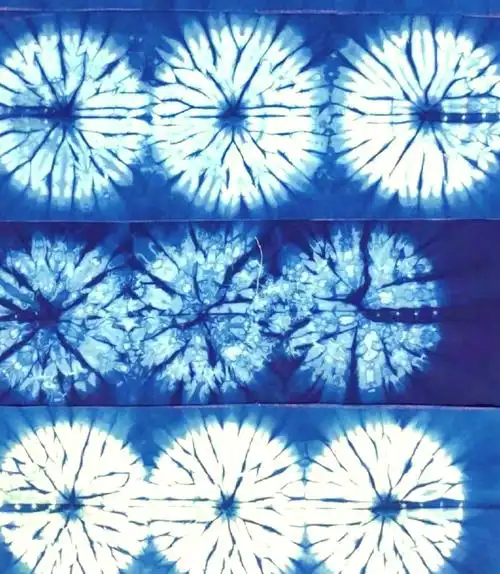 🎨 扎染工艺:折叠捆扎法教程