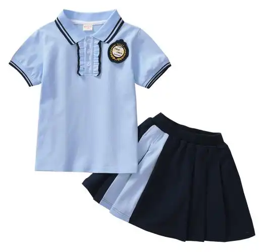 幼儿园园服夏装小学生校服学院风儿童班服六一节表演服运动套装