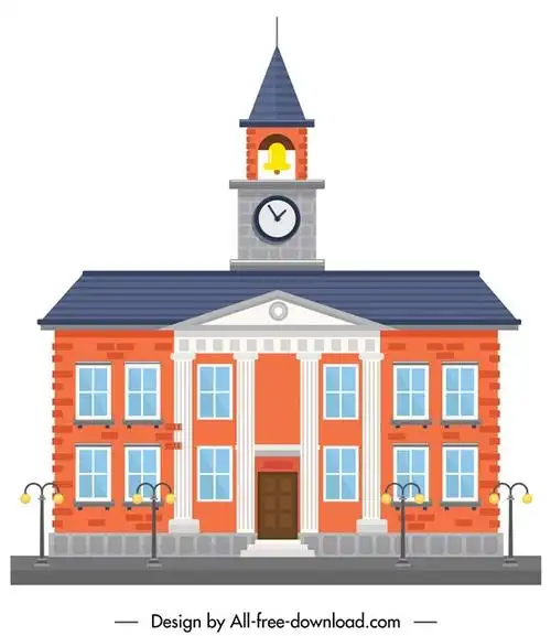 建筑卡通画素材-建筑卡通画高清图片-建筑卡通画专题模板