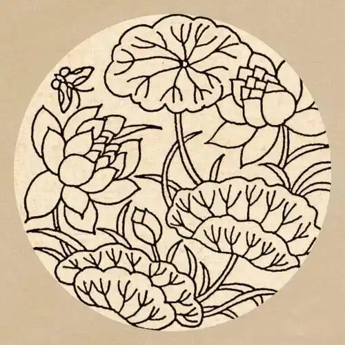 中国传统吉祥纹样图案线稿素材