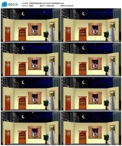 情景剧背景晚会舞台沙发小品客厅背景视频素材