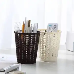 日本进口mujiЕ多功能简约桌面笔筒创意时尚办公用品学生文具笔桶