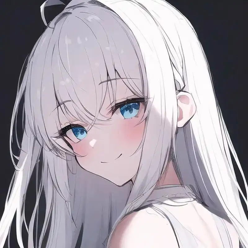 动漫头像问题ai全解决! 当然是白毛啦