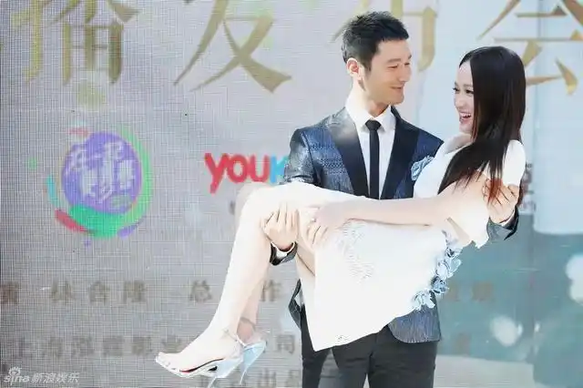 《锦绣缘》陈乔恩胸咚黄晓明赞胸好厚