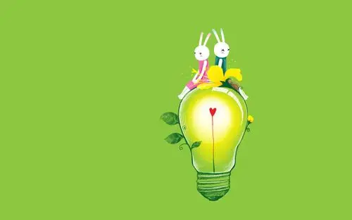 首页 桌面壁纸 卡通动漫 《艾玩兔》哲理插画可爱卡通兔壁纸 第二辑上