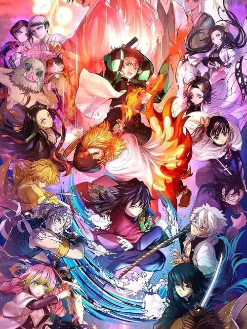 动漫 #鬼灭之刃图源:pixiv画师:らすねこ