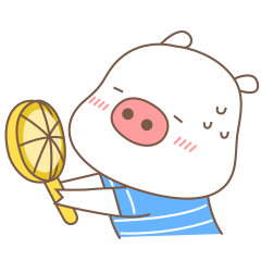 小猪布鲁喏微信表情 小仙女最爱的卡通小猪猪表情 - 【可爱点】