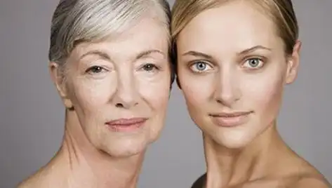 衰老和年轻对比