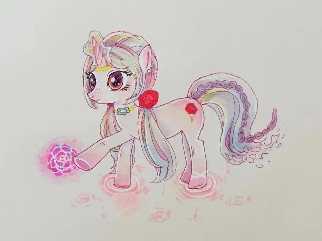 手绘 #小马宝莉 #画画 #原创  - 抖音