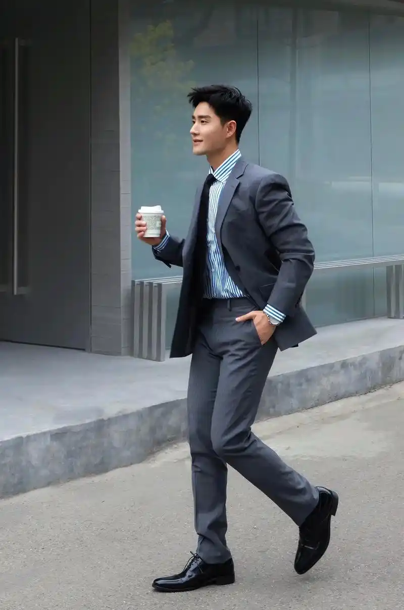 分享照片 91 #西装杀 #氛围感 #正装男 - 抖音