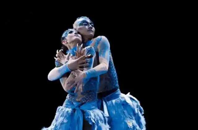 61岁杨丽萍与男徒弟共舞,不分年龄举止亲密,为艺术牺牲的太多!