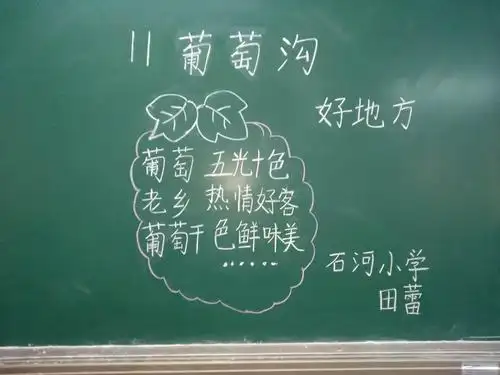 一支粉笔写春秋,三尺讲台吐芳华——克井镇石河小学最美板书合集