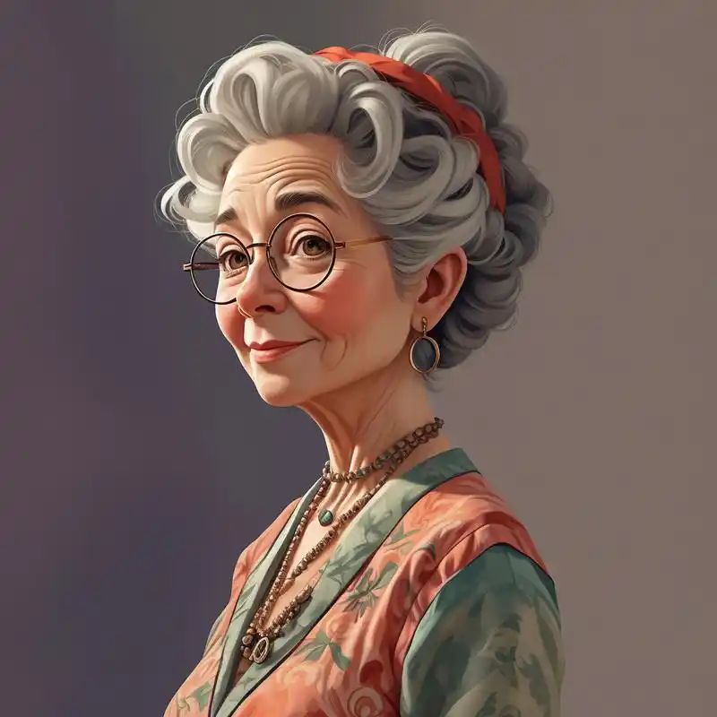 老奶奶卡通头像9196 亲们,看看这些超级可爱的老奶奶卡通头像吧!