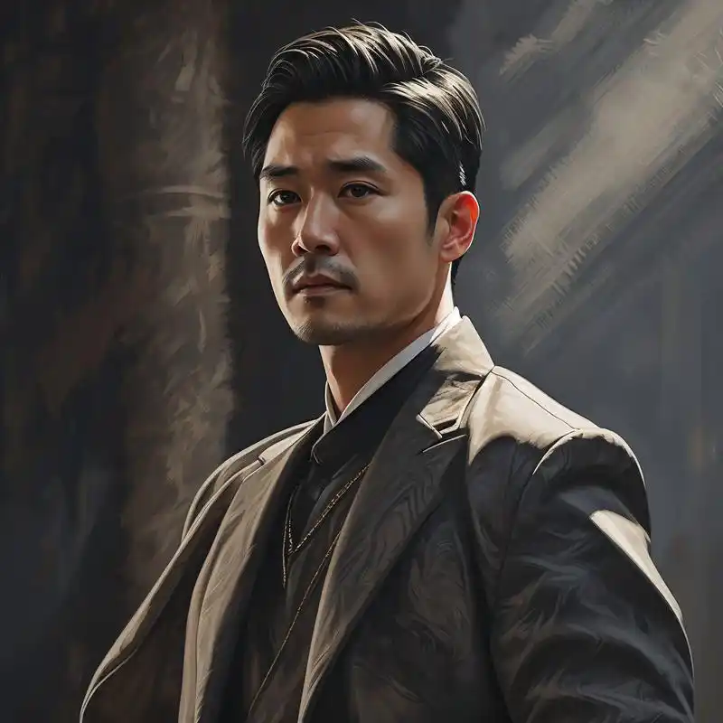 头像,沉稳又高级 03 40岁男人,沉稳又从容,眼神中透露着坚定与智慧