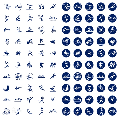 73枚动态图标绝佳展现2020年东京奥运会50个竞技项目