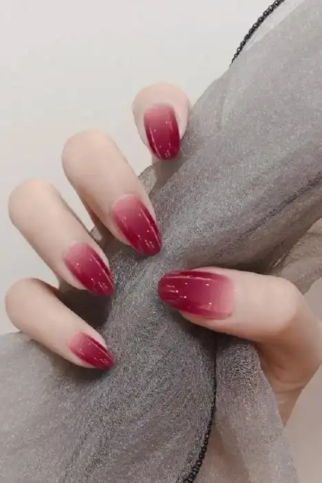 网红甲片成品美甲全贴中长款渐变韩国无痕全贴可取可带假指甲贴片