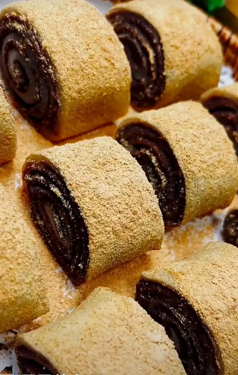 老北京小吃之——驴打滚,做法简单,超级好吃,您也试试吧