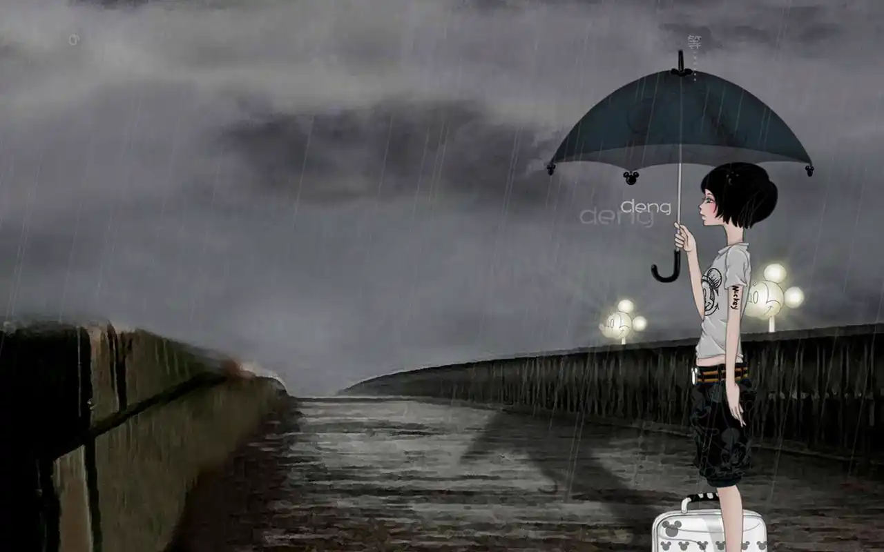 非主流的伤感爱情主题电脑桌面壁纸 第一辑