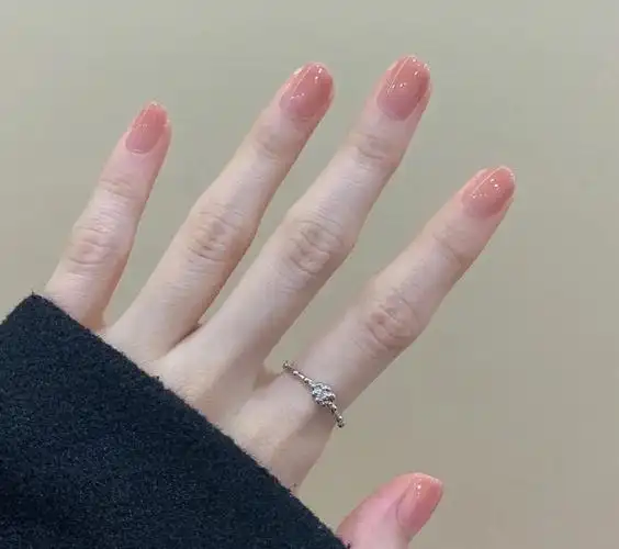 秋冬纯欲气质冰透色美甲