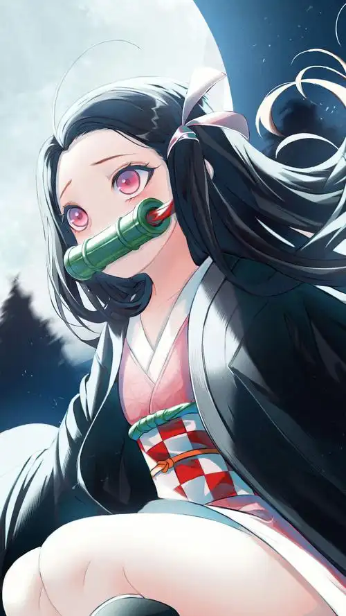 鬼灭之刃 灶门祢豆子 kamado nezuko 手机壁纸