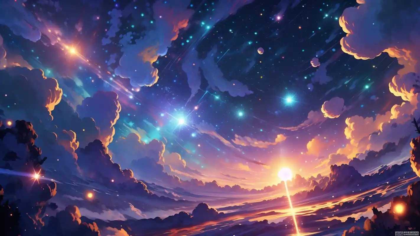 🌌4k超高清二次元星空壁纸,梦幻至极!💫