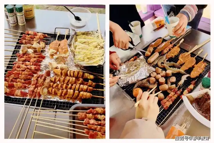 热辣春日滚烫人生春华教育集团宁波总部工会三八女神节户外烧烤活动