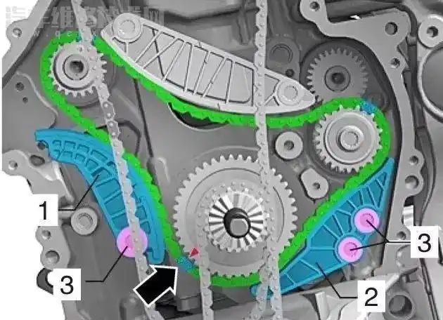 大众ea888发动机正时链条和高压油泵拆装图解 - 汽车维修保养网
