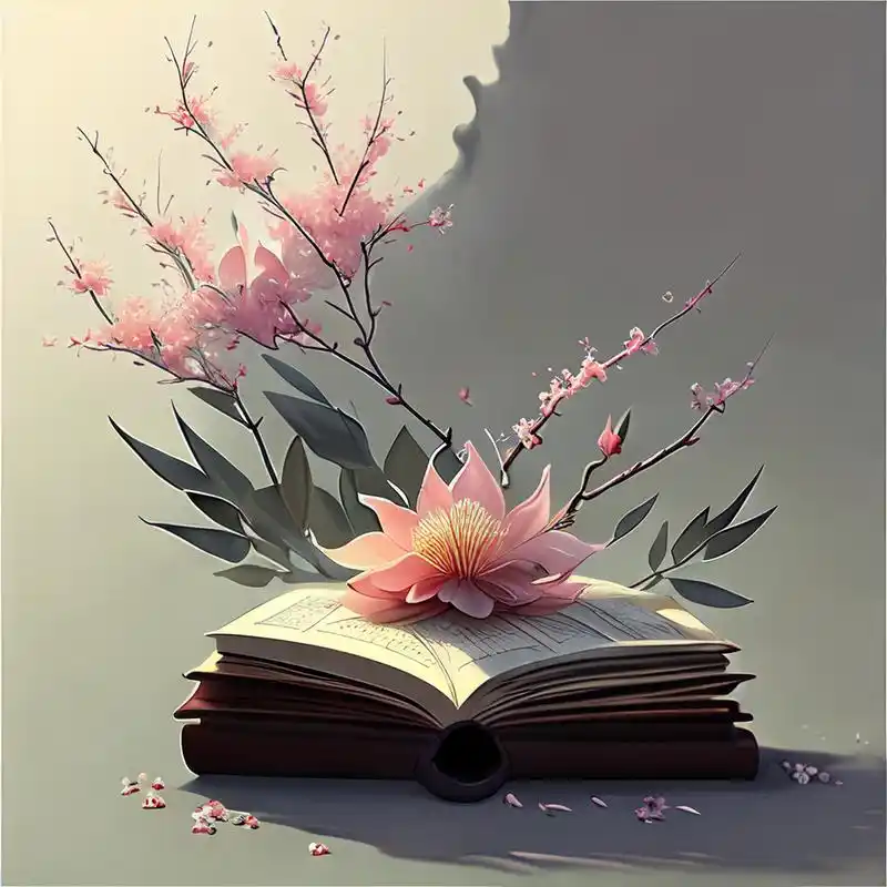 别久花竹秀,山积书传香.宁谧,明净,意境#百度文心一言来了