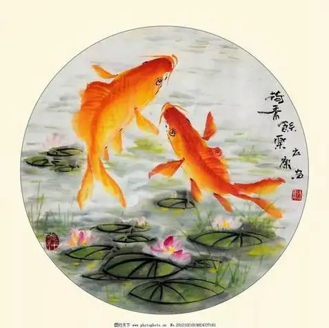 红鲤鱼简笔画 红鲤鱼简笔画图片彩色