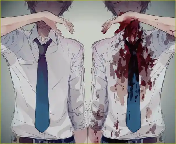 求原图 大概是手腕流血的少年 动漫类