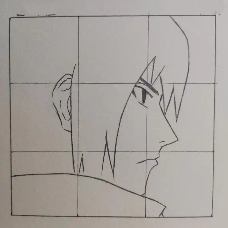 宇智波佐助绘画教程 懒