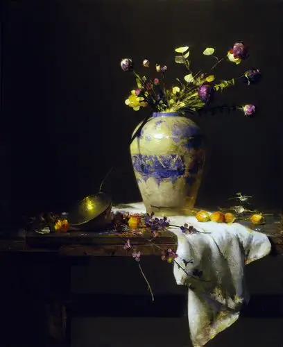 戴维莱费尔davidleffel静物油画作品