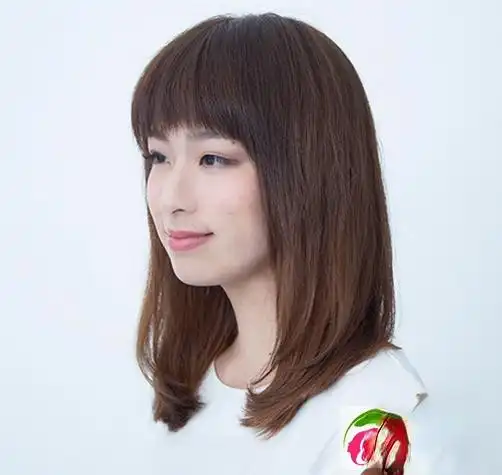 【图】中长发梨花头烫发 圆脸大饼脸女生显瘦发型_时尚发型_发藏网