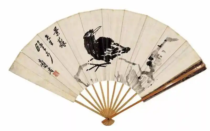 潘天寿扇作35幅,真清雅!_扇面