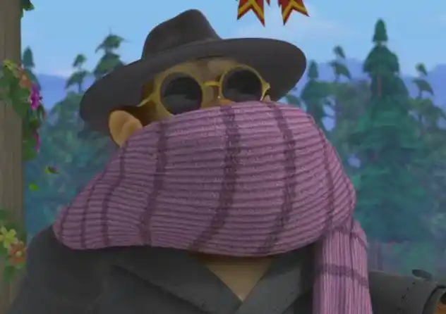 熊出没中李老板应该大概长这个样子,毕竟连光头强都没有认出来